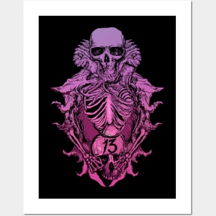 Skull Number 13 Posters and Art